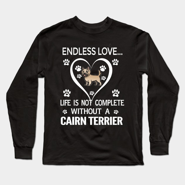 Cairn Terrier Lovers Long Sleeve T-Shirt by bienvaem